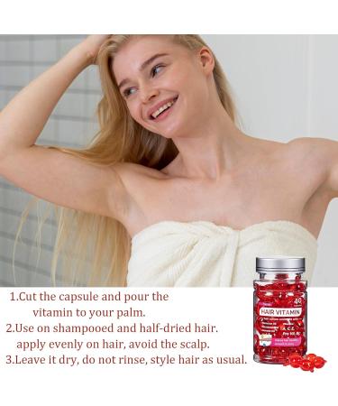 Bali Secret Hair Vitamin 40 Capsules Hair Vitamins Oil Capsules Leave-in Hair Vitamin Serum Capsule Hair Vitamins Oil Makes Hair Healthy Smooth and Shiny Restores Dry Frizzy Hair - Buy Online on GoSupps.com