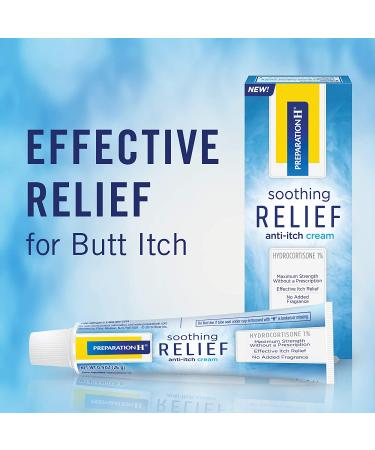 Preparation H Soothing Relief Anti Itch Cream - 1% Hydrocortisone - .9 Oz Tube - Buy Online on GoSupps.com