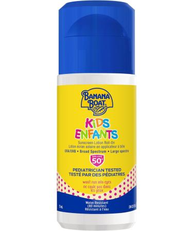 Banana Boat Kids Tear Free Sunscreen Lotion Broad Spectrum SPF 60 240mL & Banana Boat Kids Sunscreen Lotion Roll On SPF 50+ - Buy Online on GoSupps.com