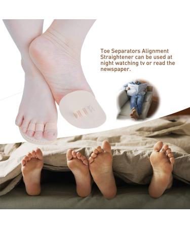Toe Splint & Straightener Adjustable Hammer Toe Correctors Brace with Cushioned Metatarsal Pads for Claw Curled & Crooked Toes Pre & Post Surgery Support (3 Loops 1 Pair - Buy Online on GoSupps.com