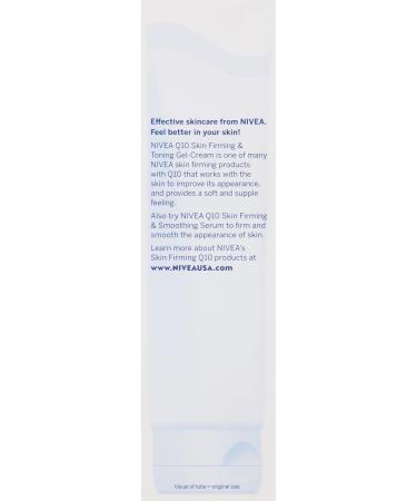 NIVEA Skin Firming & Toning Body Gel-Cream - With Q10 For Normal Skin - 6.7 oz. Tube - Buy Online on GoSupps.com