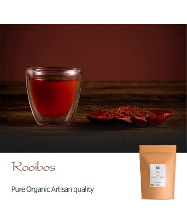 Rooibos Organic Tea South Africa - Loose Leaf Herbal African Red Bush Tea - Redbush Tea 100g Rooibos Organic 100 g (Pack of 1) - Buy Online on GoSupps.com