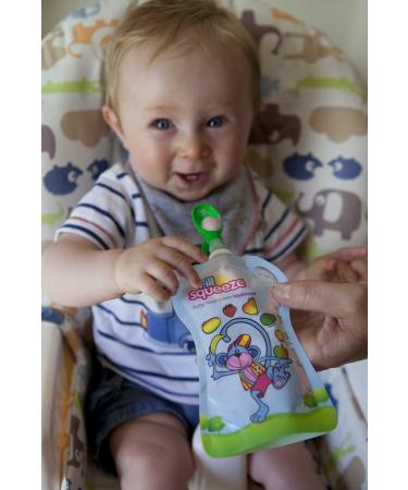 Fill n Squeeze Baby Spoon for Pouches - Simple Puree Spoon Clip for Ellas Kitchen Organic Food Pouch - Pack of 1 - Buy Online on GoSupps.com