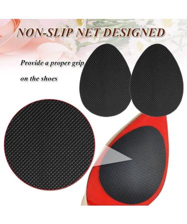 Premium Rubber Anti-Slip Shoe Pads - Self-Adhesive Stick-On Sole Protectors for Noise Reduction - Pack of 12 (Black) - Buy Online on GoSupps.com