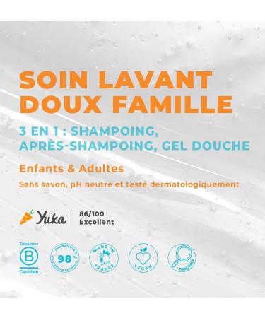  Energie Fruit ENERGIE FRUIT | Gentle Cleansing Care Family Size 1L | Body and Hair | Delicious Apricot Scent | 1000ML - Buy Online on GoSupps.com