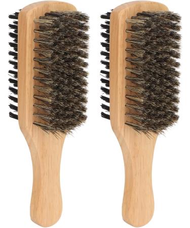 Jiawu Beard Brush - Double-Sided Ergonomic Bristle Brush for Home Salon & Pet Care | Skin-Friendly & Portable - Buy Online on GoSupps.com