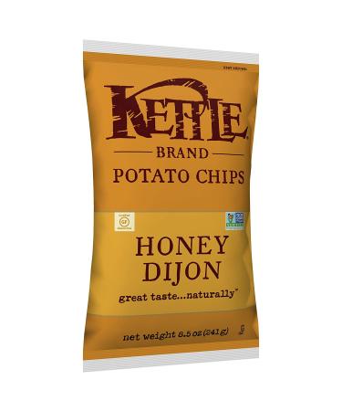 Kettle Brand Honey Dijon Potato Chips - 8.5oz Bags, Pack of 12 | Crunchy Snack Upgrade - Buy Online on GoSupps.com