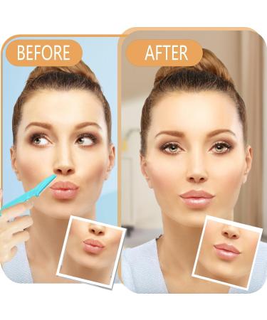 60 Multicolor Eyebrow Razors - Face Shaper & Foldable Multi-Purpose Razors for Women | International Shipping - Buy Online on GoSupps.com