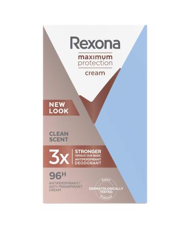 Rexona Women Maximum Protection Clean Scent Stick anti-transpirant Protection Maximale Contre la Transpiration - 6 x 45 ml - Pack Avantage
