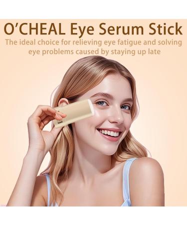 O'CHEAL Eye Serum Stick Hydrating Nourishing Brightens Tightens Reduces Dark Circles & Eyes Pigmentation Improves Dullness Bags Remover Under Eye Cream Lifts and Firms Skin Easy to Absorb - Buy Online on GoSupps.com