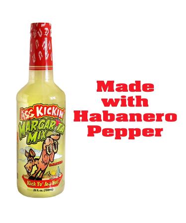 Ass Kickin - Margarita Mix with Habanero Pepper - 26oz. - Perfect Spicy Margarita Mix - Just Add Your Favorite Tequila  Pour in to Your Margarita Glasses and Enjoy - Buy Online on GoSupps.com