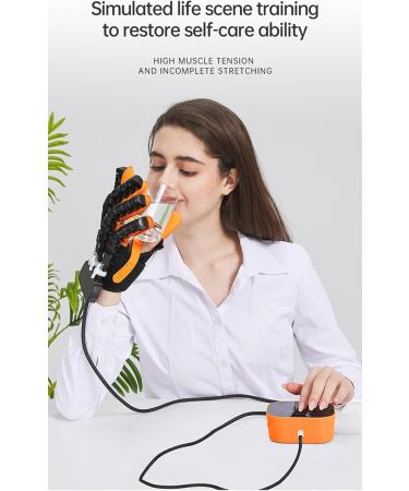 Robotic Gloves for Stroke Treatment Aid Hand Rehabilitation Training Glove Exerciser for Stroke Patient Portable Equipment for Hand Exercise and Therapy left+right Small - Buy Online on GoSupps.com