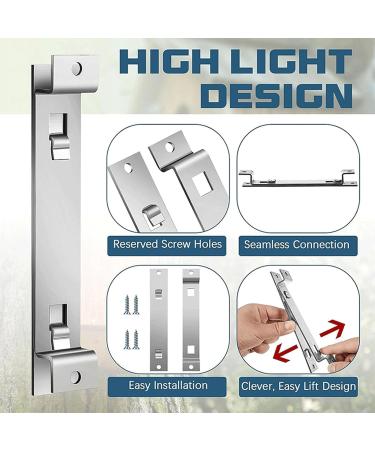 Fdit 2 Sets Bird House Hanger Bracket for Securing Bird Houses Galvanized Steel Mounting Bracket EasilyFeeders Nesting Boxes - Buy Online on GoSupps.com