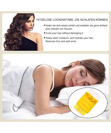 Heatless Curling Band - Lock Winder Curls Without Heat | Non-Slip Silk Hair Curlers | Safe Wavy Hair Curls | LHR Heat-Free Styling - Buy Online on GoSupps.com