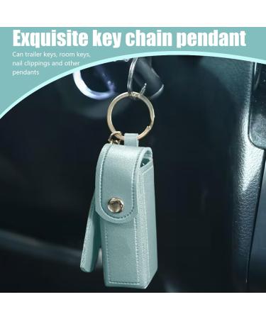 Buy 2PCS Lipstick Case with Heart Mirror | Portable Lip Balm Holder & Keyring Pouch for Women - Perfect Gift - Buy Online on GoSupps.com