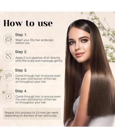 Aeshory Hair Oil - 5 IN 1 Hair Care with Rosemary Castor Argan Vitamin E & Avocado - Nourishing & Volumizing Hair Growth Oil (3.38 fl oz - Buy Online on GoSupps.com
