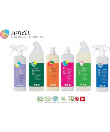 Sonett Organic Universal All Purpose Cleaner | Gentle & Effective for Floors Tiles Windows Kitchen & Bathroom | 17 fl. oz (0.5L) - International Shipping Available - Buy Online on GoSupps.com