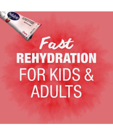 Pedialyte Cherry Electrolyte Powder Packs - 18 Count Hydration Drink - Buy Online on GoSupps.com