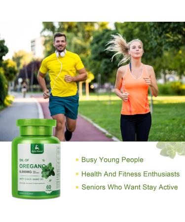 Oil of Oregano with Black Seed Oil 2 in 1 Oregano Oil Supplement Nature with Live High Concentrated Carvacrol & Thymoquinone for Antioxidant & Immune Support Non-GMO 60 Softgels 60 Count (Pack of 1) - Buy Online on GoSupps.com
