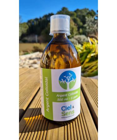 Colloidal Silver ?5ppm ?500ml?100% Natural and without additives FRENCH MANUFACTURE