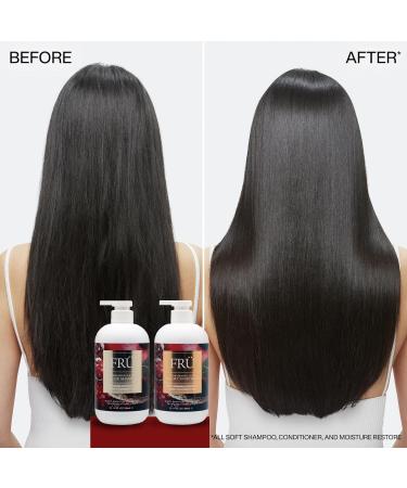 FRU Pomegranate & Fig Colour Shampoo and Conditioner Duo Gift Pack - 300ML - Buy Online on GoSupps.com