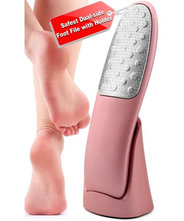 Foot Scrubber with Stand  Never-Cut-Your-Feet Foot File Callus Remover - Safe to Use | Comfortable Foot Scraper Feet Scrubber Dead Skin Remover  Best Home Pedicure Foot Care Tool  Used on Wet/Dry Feet