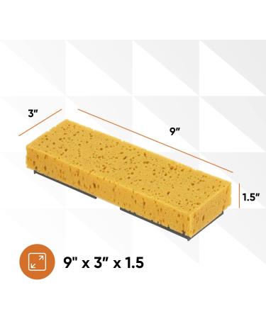 Superio Sponge Mop Head Replacement for Tile, Laminate, Bathroom, Kitchen, Garage Floors - Commercial Grade (#1) - Buy Online on GoSupps.com