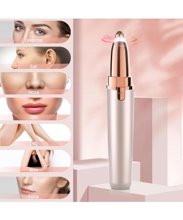 Rechargeable Women's Eyebrow Trimmer: Painless & Safe Electric Hair Remover | Rose Eyebrow Shaper Pen - Buy Online on GoSupps.com