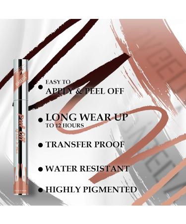  Prreal Prereal Peel Off Lip Pencil - With tweezer transfer-proof - Waterproof long-lasting - Highly pigmented matte finish (02 - Buy Online on GoSupps.com