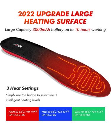 iHEAT Remote Controlled Heated Insoles S-Women's 5.5-10/Men's 4.5-8 - Rechargeable Foot Warmer for Hunting, Hiking & Camping - Buy Online on GoSupps.com