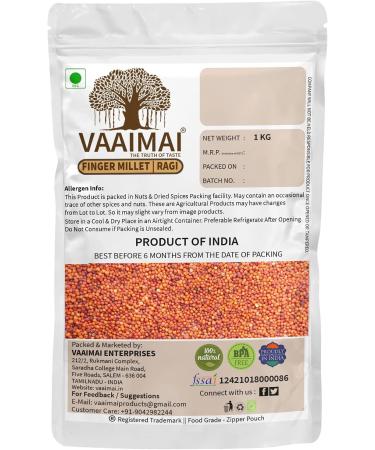 Harsha Finger Millet/Ragi/Kezhvaragu/Nachani/Mundua/Ragula/Panji Pullu 1kg - Buy Online on GoSupps.com