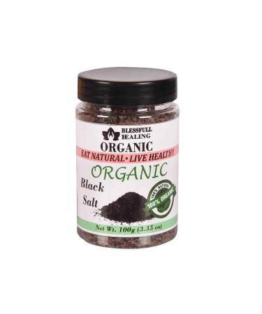 Blessfull Healing Organic Black Salt Crystal100 Gram (Packing May Vary) 100 Gram 3.35 oz