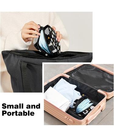 Sheep Stars Pattern Sanitary Napkin Storage Bag - Portable Period Kit Pouch for Menstrual Cup & Sanitary Pads - Color 6 - Buy Online on GoSupps.com