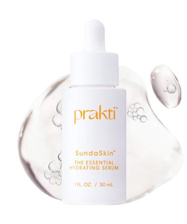Prakti SundaSkin Hydrating Serum for Face | All-in-One Lightweight Clinically-Proven Facial Serum | Clean & Natural Ingredients | Plumps Hydrates & Revitalizes for a Radiant Glow | All Skin Types