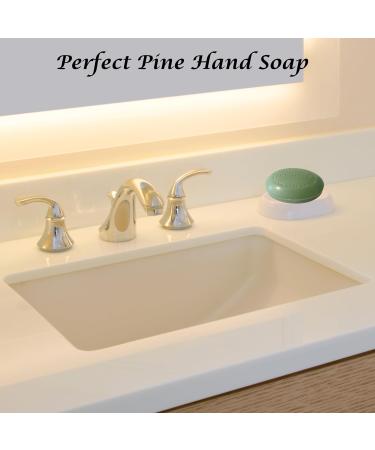 Lightfoot's Pine Soap for Men - All Natural Pine Scented Set of 4 Bars | Athletic Body & Hand Soap Gift Box - Buy Online on GoSupps.com