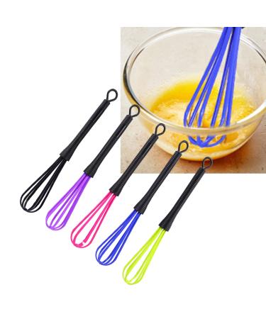 Plastic Hair Salon Color Whisk Non Scratch Coated Whisks Heat Resistant Kitchen Whisks for Hair Dye Color Mixing Salon Barber