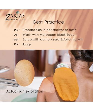 Original Kessa Exfoliating Glove - Blue Microdermabrasion Mitt for Dead Skin Keratosis Pilaris & Spray Tan Removal | International Shipping Available - Buy Online on GoSupps.com