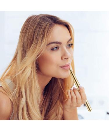 Buy Mobestech Dual End Lip Brush - Retractable Makeup Tool for Lipstick Concealer & Eyeshadow | Perfect for Women & Girls - Buy Online on GoSupps.com