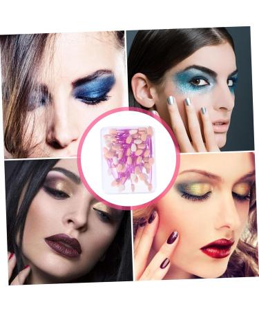 Healeved 100pcs Double Ended Eyeshadow Brush Double-ended Eyeshadow Cosmetic Eyeshadow Brush Kit Eye Shadow Sponge Dual Sides Eyeshadow Makeup Applicator - Buy Online on GoSupps.com