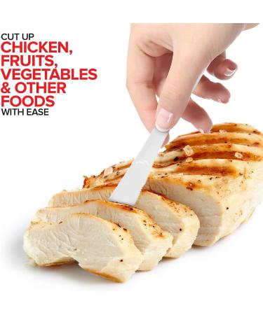 Stock Your Home 125-Count Heavy Duty Disposable Plastic Knives - White Dinner Silverware for Parties and Events - Buy Online on GoSupps.com