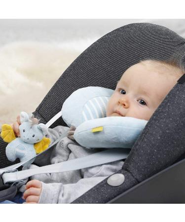 Fehn Bat Neck Pillow - Ergonomic Headrest for Babies & Toddlers | Cute Rattling Animal | Safe Car Stroller & Child Seat Support (6+ Months) - Buy Online on GoSupps.com