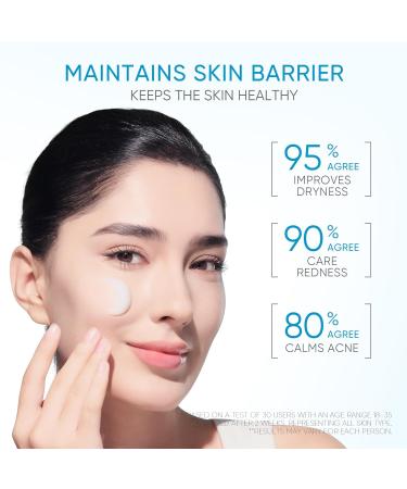 Moisturizing Cream for All Skin Types | Hydrating Facial Cream with Hyaluronic Acid & 5X Ceramides | Fragrance-Free Non-Comedogenic Moisturizer - Shop Internationally - Buy Online on GoSupps.com