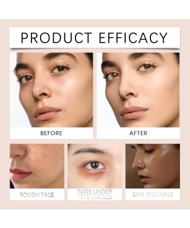 Cooklesa Hydrating Lightweight Foundation Stick with Brush Korea Flawless Eraser Foundation Stick Multiuse Foundation Stick Makeup Lightweight Foundation Stick Makeup Built In Foundation Brush (5# 1) 5# 1 count (Pack of 1) - Buy Online on GoSupps.com