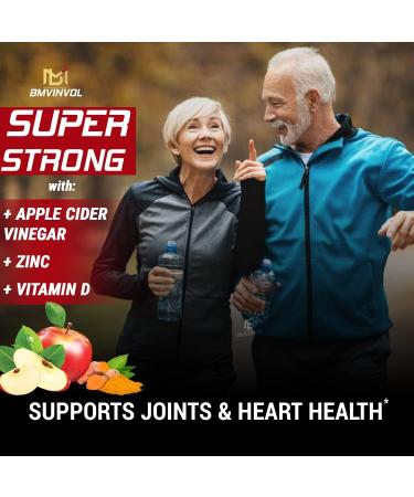 Turmeric Curcumin Supplement 4040mg with Ginger, ACV & Black Pepper - Joint Support, Antioxidant & Immune System Booster - 3 Month Supply - Buy Online on GoSupps.com