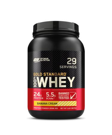 Optimum Nutrition Gold Standard 100% Whey Banana Cream 2 lb (907 g)