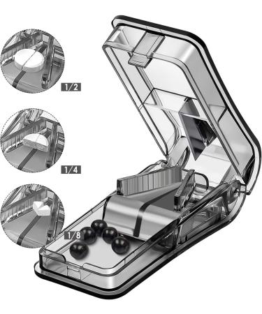 Pill Splitters - Pill Cutter Pill Crusher for Small or Large Pills Portable Pill Tablet Cutter for Cuts Pills Vitamins Tablets Medication - Buy Online on GoSupps.com
