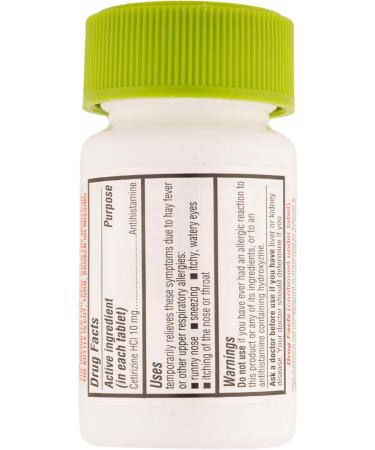 Timely Cetirizine HCl 10 Mg - 200 Tablets for 24-Hour Allergy Relief | TIME-CAP LABS INC. - International Shipping Available - Buy Online on GoSupps.com