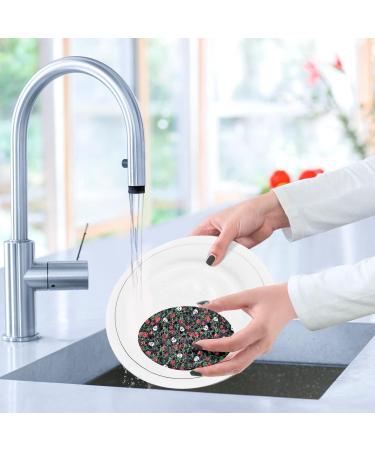 3-Pack Cleaning Kitchen Sponges Oval Rose Skull Kitchen Cellulose Dishwashing Wood Pulp Cotton - Buy Online on GoSupps.com