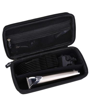 Aproca Hard Travel Storage Case,for Wahl Clipper Stainless Steel Lithium Ion Plus Beard Trimmer Hair Clippers Shavers 9818 / Braun MGK3060 Men's Beard Trimmer (Black)