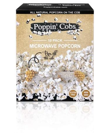 Popcorn on the Cob 10 Pack - Poppin' Cobs Microwave Popcorn